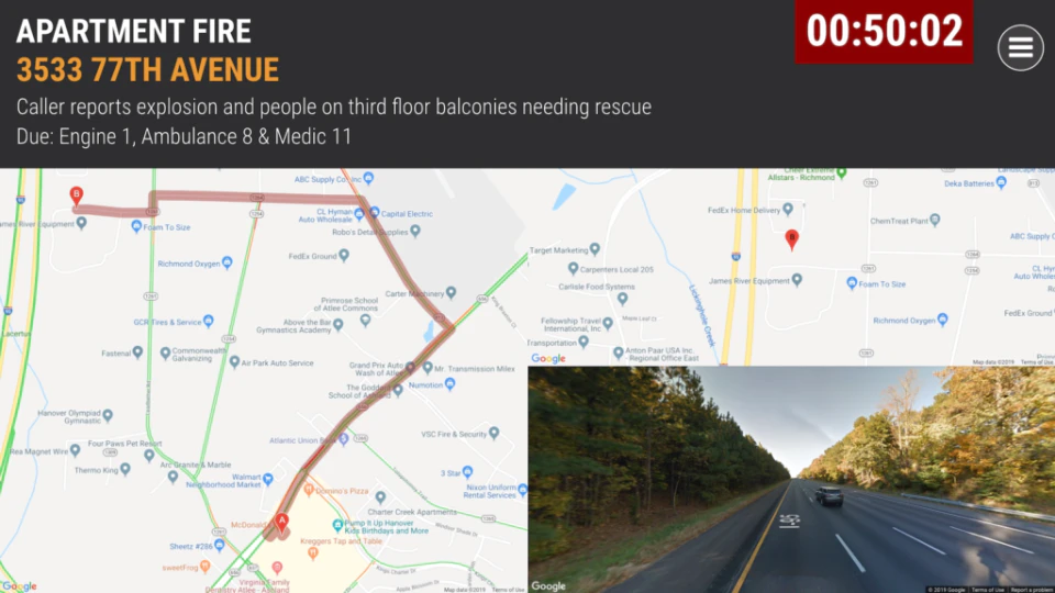screenshot of First Arriving Dashboards